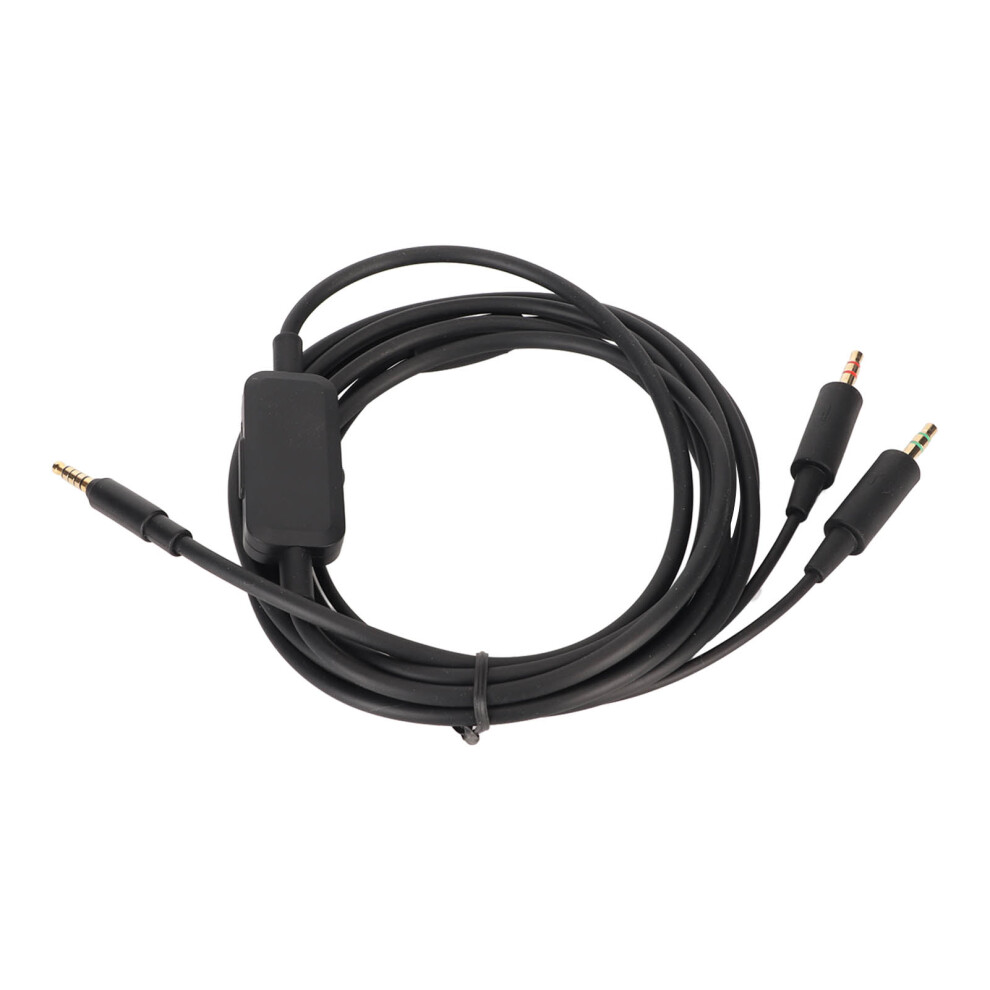 Headset Audio Cable, Oxygen Free Copper Replacement Headphone Cord With 3.5Mm Plug And Volume Control, Premium Replacement For Mmx300 Mmx300 2Nd Gen H 9176269173487