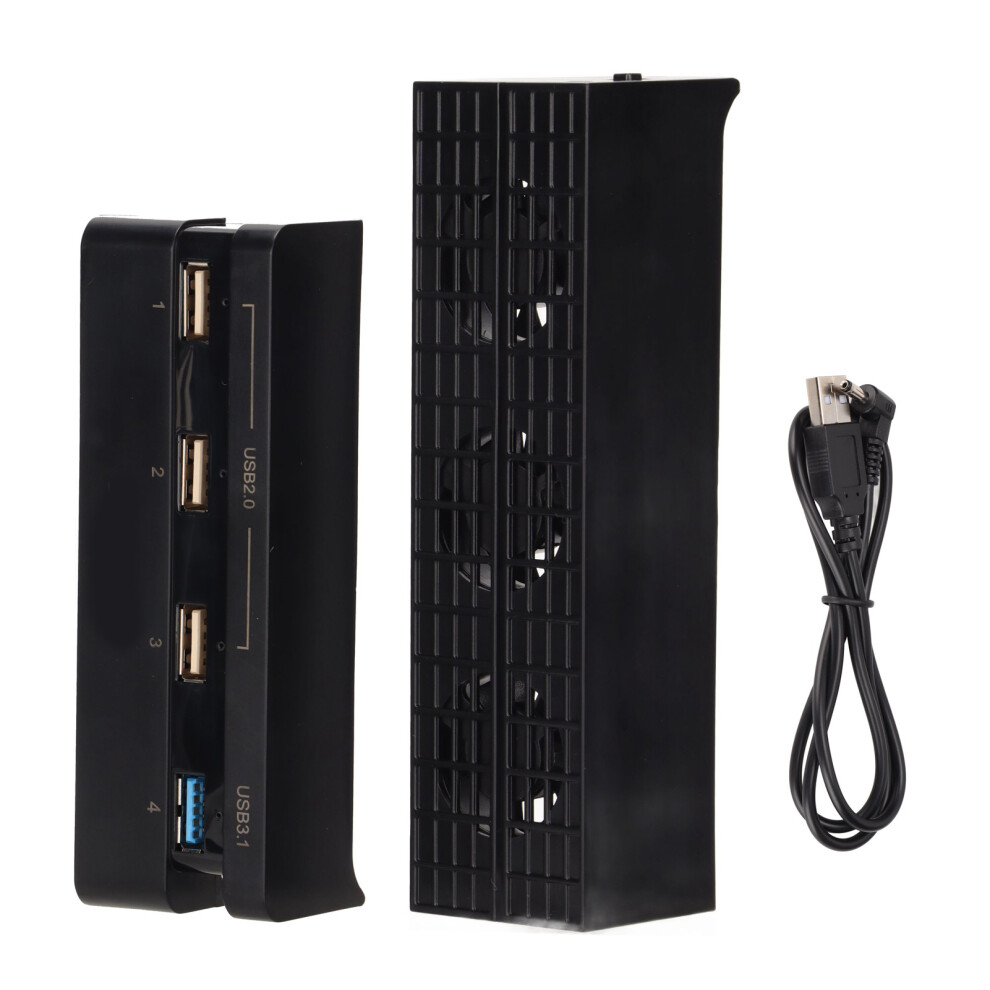 External Cooler For Playstation 4 Slim, Adjustable Fan Speed With Built-In Temperature Sensor Ensuring Quiet And Efficient Heat Dissipation 9176269174019