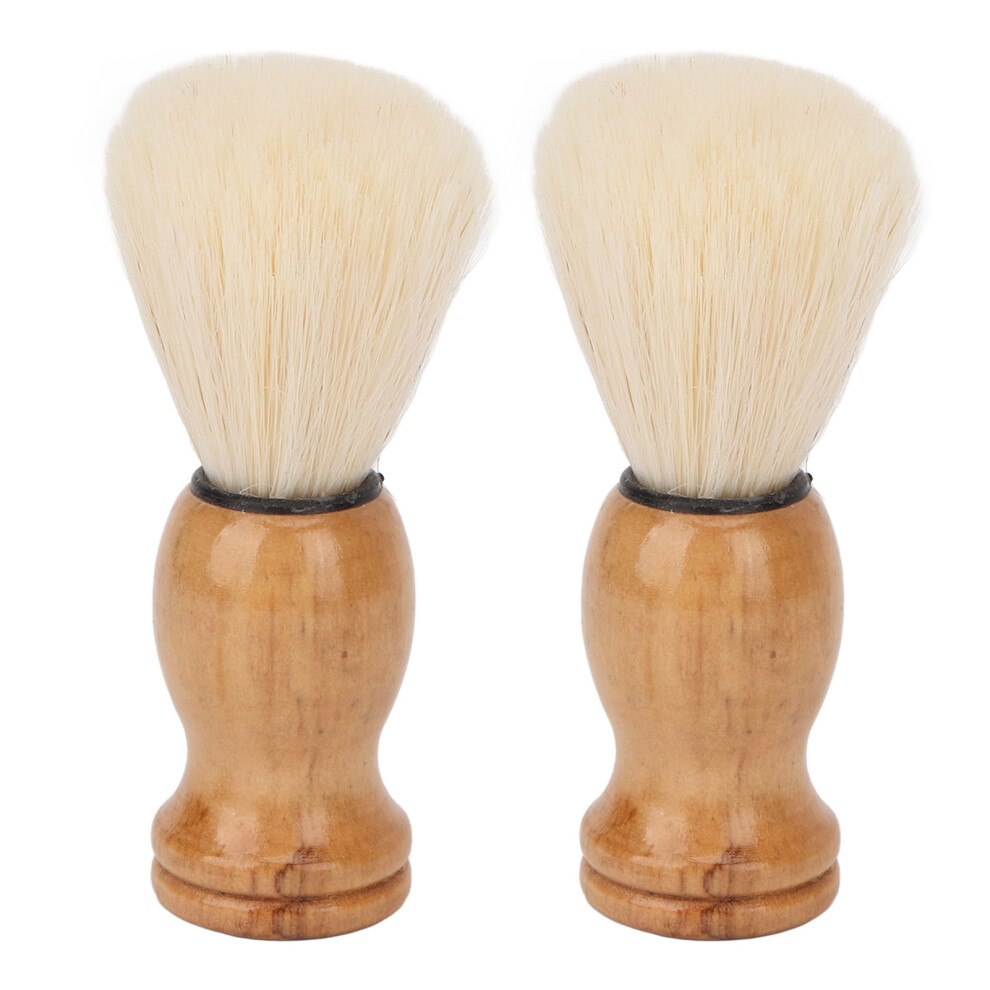 Fine Artisanal Shaving Brush, Comfortable Shaving Experience with Densely Filled Brush Head, Curved Handle for Better Shaving, Perfect for Salon,
