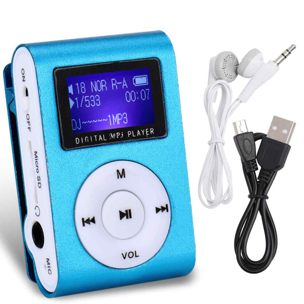 Support 32Gb Memory Card Mp3 Player, Portable Music Device With Anti Electromagnetic Interference, Mini Mp3 Player With Lcd Screen And Clip, Rechargea 9012494998054