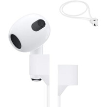 OEM Left Earbud Replacement for AirPods 3rd Gen, Compatible with AirPods 3rd Generation Charging Case, Single Left Earbud Replacement with Magnetic La