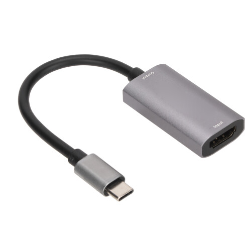 USB Type C Video Capture Solution, Plug And Play Simplicity for Instant Setup, High Definition Performance with 1080p60 Support, Portable Design for O 2