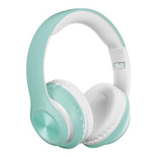 Căști Bluetooth cu anulare a zgomotului și microfon, căști wireless cu bandă retractabilă, cu design cu lumină respirabilă, Bluetooth 5.0H
