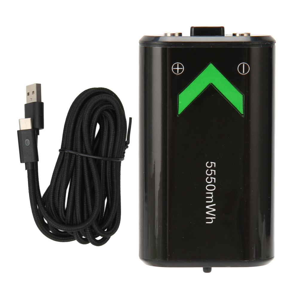 Safe & Reliable System Rechargeable Battery Packs, 2 X 5550 Mwh For Xbox Series X|S, High Capacity With Fast Charge Xbox Battery Charger Station 9012494005325