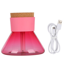 Tragbarer Aromatherapie-Diffusor mit USB-Netzteil, kreatives Glasflaschendesign, niedlicher Nebel-Luftbefeuchter, geräuscharmer Lufterfrischer für