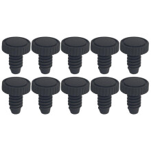 Billiard Cue Rubber Stoppers Pack Of 10 End Caps Covers Dustproof Base Replacement Sleeve For Beginners Enthusiasts