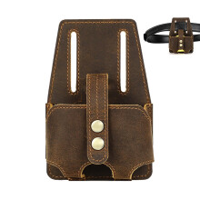 Tape Measure Pouch Leather Holster For Carpenter Electrician Woodworking Waist Holder Fits Most Tape Measures