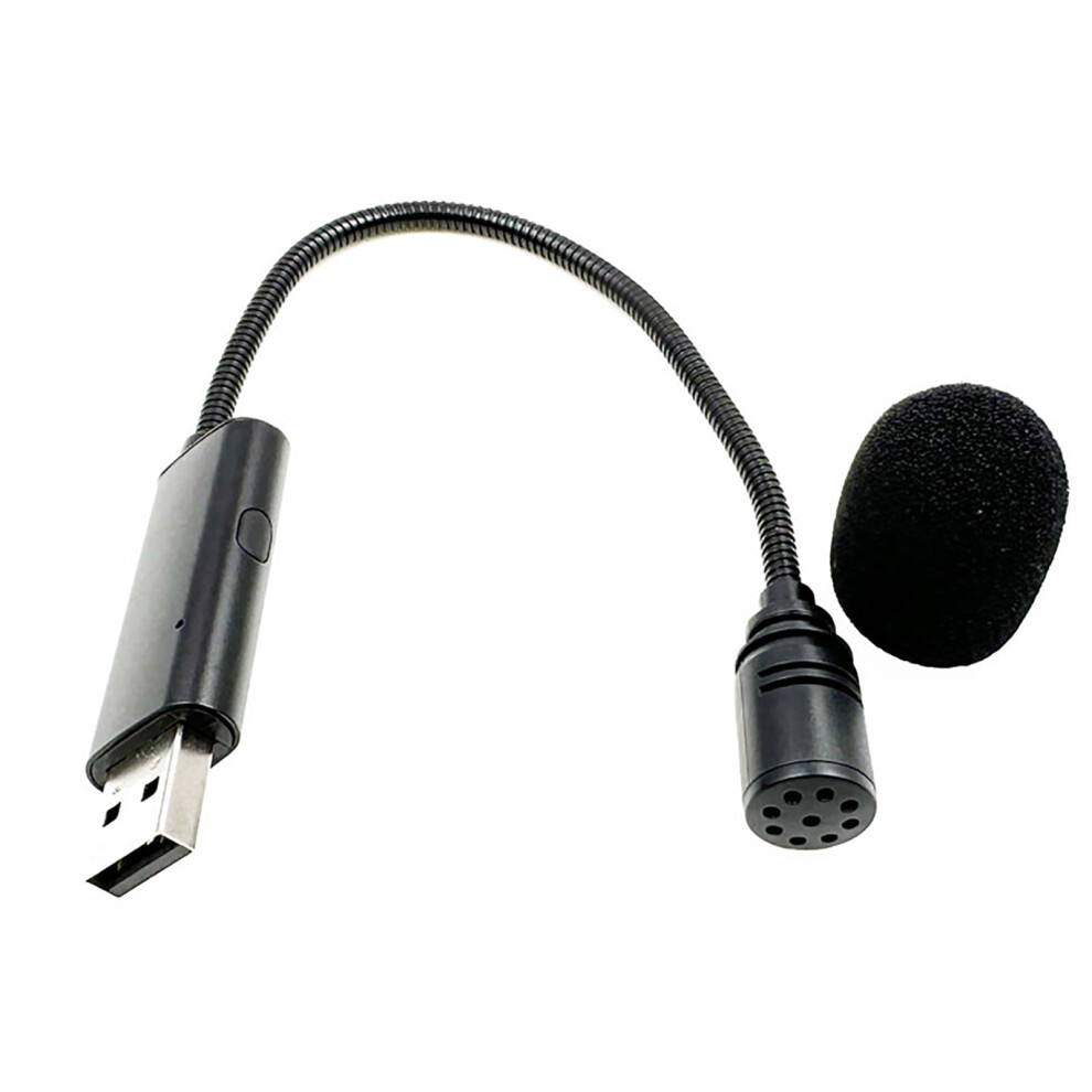 Usb Microphone Omnidirectional, 9Inch Hose, Gaming Chat, Laptop Pc Microphone With Switch, All System Compatible 9199774498548