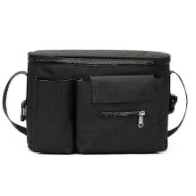 (Black) Str Izer Lar , Str Izer Insulated H Inside, Shoulder Bag Strolller Stora Bag With