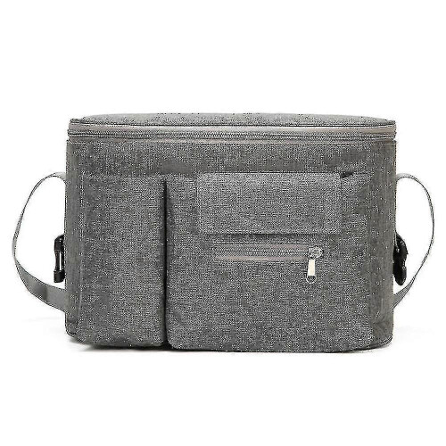 (Grey) Str Izer Lar , Str Izer Insulated H Inside, Shoulder Bag Strolller Stora Bag With