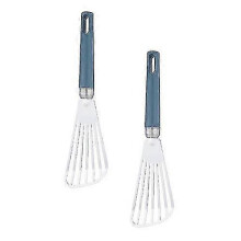 New Fried Shovel Less Steel Steak Shovel Oblique Leak Shovel Barbecue Shovel Leak Shovel Food Shovel Kit (2pcs)