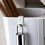 Plastic Storage Rack Wall Mounted Non-Drill Adhesive Spoon Chop  Stand with Drain 5