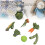 Set di verdure simulate da 7 pezzi: carote mini e spinaci 8