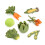 Set di verdure simulate da 7 pezzi: carote mini e spinaci 4