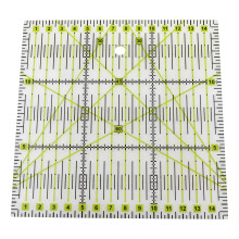 Quilting Ruler 6x6 Inch Non Slip Acrylic Square For Quilting Sewing DIY Craft Fabric Cutting Ruler 1 Piece