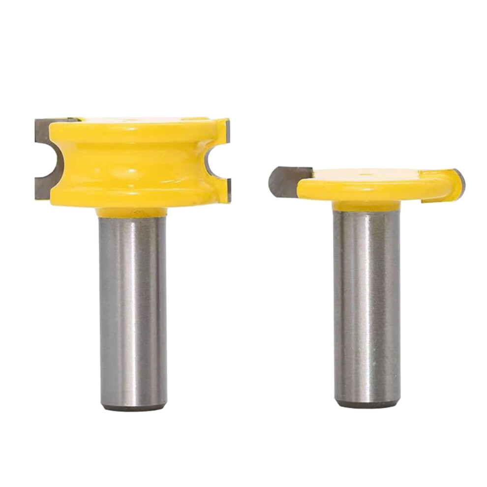 2Pack Router Bit Trc Milling Cutter 12Inch Shank Electric Wood Edge Trimmer Engraver For Woodworking 9187378783399