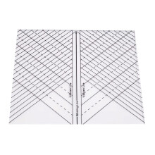 Quilting Straight Ruler For Sewing Machines Acrylic 24cm Quilting Grip Template
