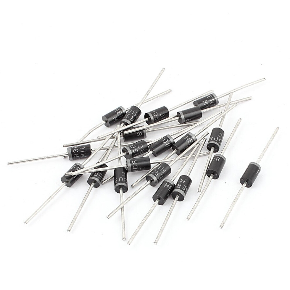 3A 1000V Schottky Diode Her308 Rectifier Axial Lead Voltage Protection 20 Pcs 9094768749654