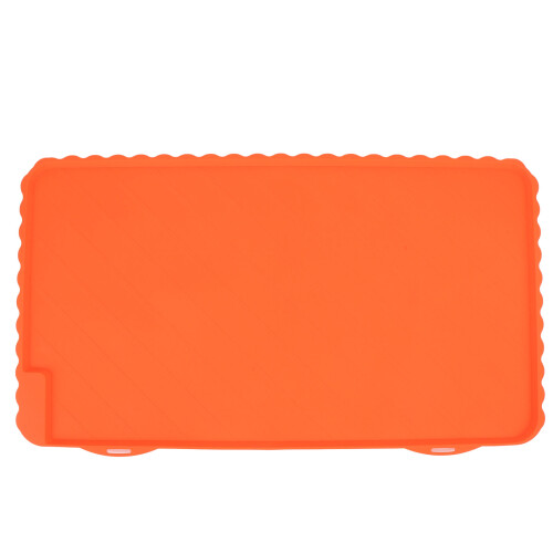 Orange XL Silicone Griddle Mat Reusable Non-Stick Cover Protector Kitchen 2