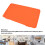 Orange XL Silicone Griddle Mat Reusable Non-Stick Cover Protector Kitchen 5