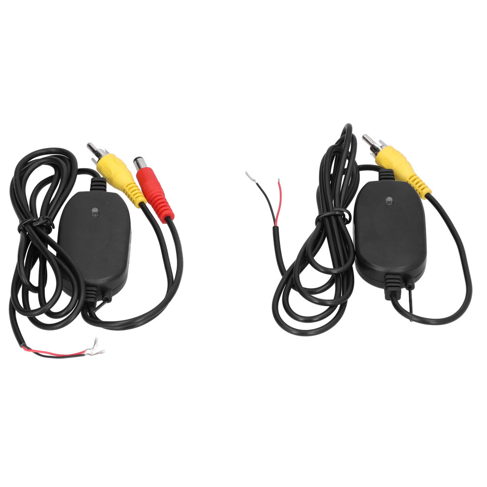 2Pcs 2.4G Wireless Backup Camera System Transmitter Receiver For Car 9361378499010