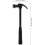 Claw Hammer Vintage Claw Hammer Carpenter's Tool MediumSized Overmoulded Black Handle MultiPurpose 3