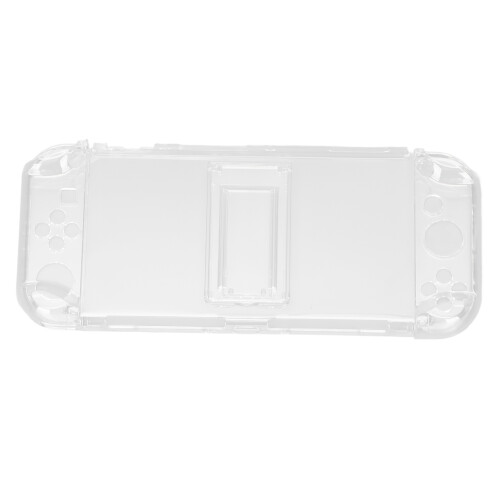 Custodia rigida dockable per Switch OLED, trasparente, con assorbimento degli urti e design antigraffio per sessioni di gioco ininterrotte. 1