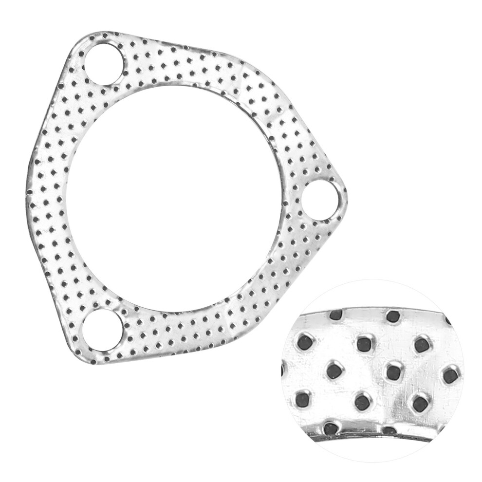 2.5In Pvc Exhaust Flange Sealing Gasket Replacement Universal Fit For Vehicles 4681378500536