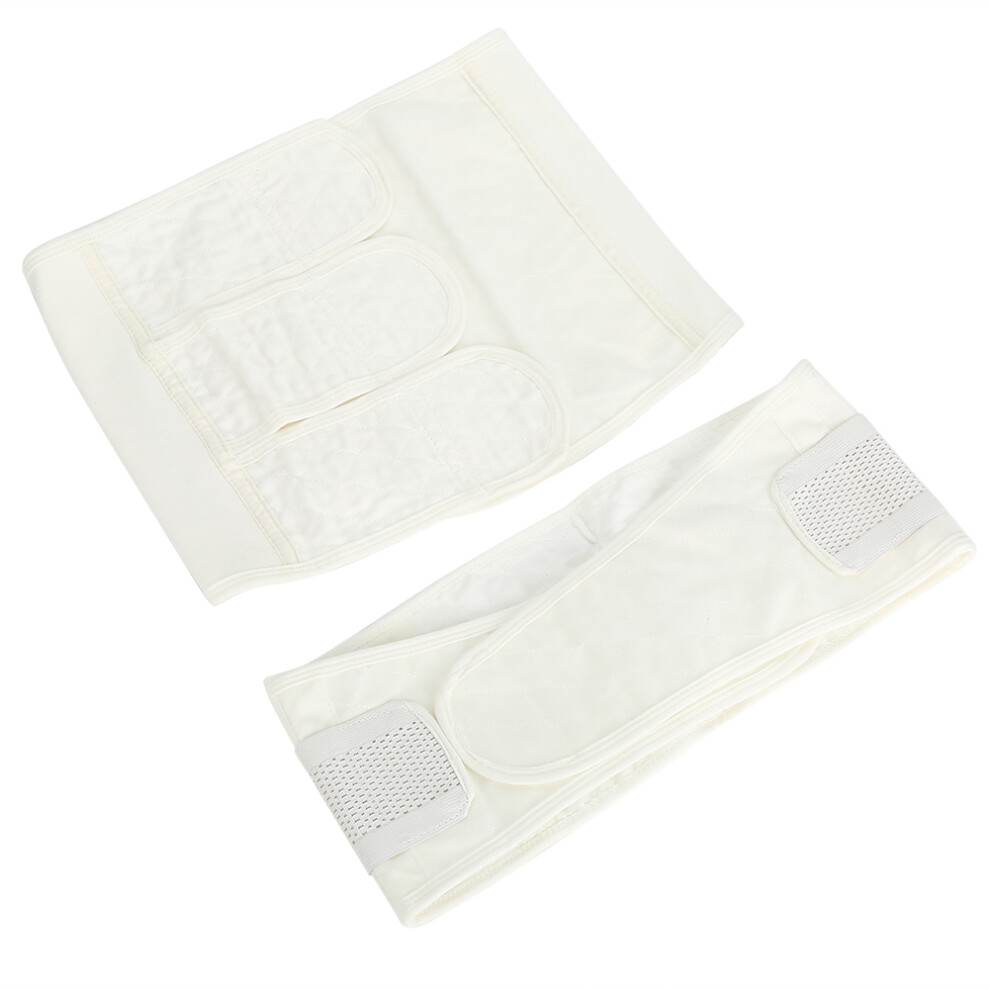 Stretchable Cotton Lined Abdominal Binder Back Support Compression Wrap Postpartum Recovery Belly Tightening Waste Shrinker Skin Friendly C Section