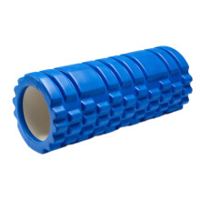 Foam Core Balance Deep Tissue Muscle Massage Trigger Point Grid Massager For Fitness Pilates Yoga Back Pain Relief Blue