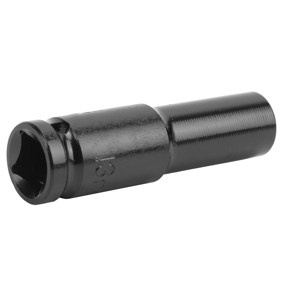 Pneumatic Drill Adapter 78Mm High-Torque Carbon Steel Hex Socket Fit 8491378500452