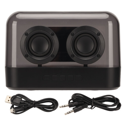 Ξύλινο ηχείο Bluetooth με συνδυασμό ηχείου 3D Surround και λάμπα LED για ατμόσφαιρα,