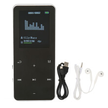 Seinnteoir Ceoil Inaistrithe le Scáileán 1.8 Orlach, Cealú Torainn, Fuaim HiFi Gan Chailleadh, Gléas MP3, Nascacht Gan Sreang 4.2, Tacaíonn sé