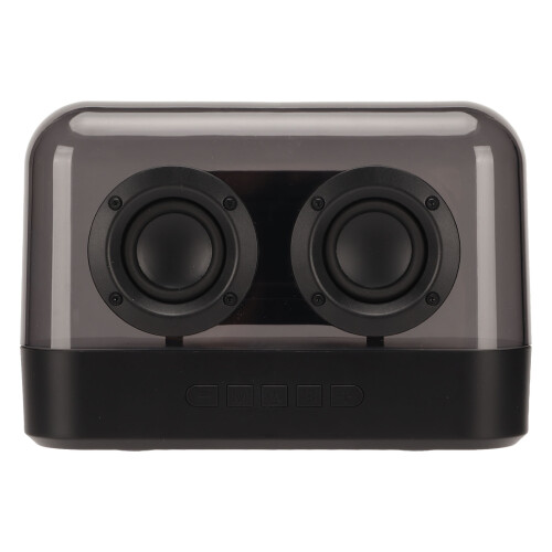 Ξύλινο ηχείο Bluetooth με συνδυασμό ηχείου 3D Surround και λάμπα LED για ατμόσφαιρα, 1