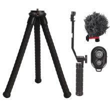 Mini supporto, movimento fluido per un posizionamento preciso della fotocamera, supporto universale per telefono compatibile con la maggior parte dei