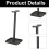 Headphone Rack Sturdy Desktop Organizer With Non Slip Base Cable Storage Solution Premium Material Headphone Holder For Office Home Use 7