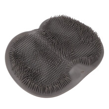 Tapete esfoliante dobrável para os pés, ideal para o chuveiro, com orifício para pendurar. Cerdas de dureza moderada para uma limpeza profunda,