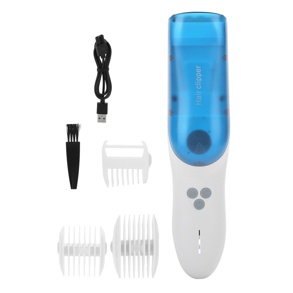Cordless Baby Hair Clipper, Vacuum Hair Trimmer For Children, Quiet Electric Clipper With Built In Hair Collector, Rechargeable And Waterproof Design