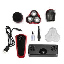 Rotary Razor, Electric Shaver For Men, Pop-up Trimmer, Wet And Dry Use, Advanced Shaving System, Travel Safety Lock, USB Charging, 3 Kinds Of Cutter