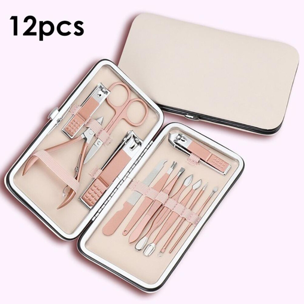 Manicure Set For Men And Women, Stainless Steel Nail Care Tools With Exquisite Gift Packaging, Ideal For Travel And Everyday Use For Nightclubs