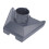 Aluminum Rectangular Satellite Pipe Adapter 25-53mm for Gen 3 Dish 1