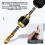 Hex Shank Bit Holder Quick Release 60mm Drill Bit Extension Adapter with Secure Lock System 3