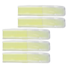 5PCS Resin Alto Saxophone Reeds 2.5 Strength for Beginners Yellow