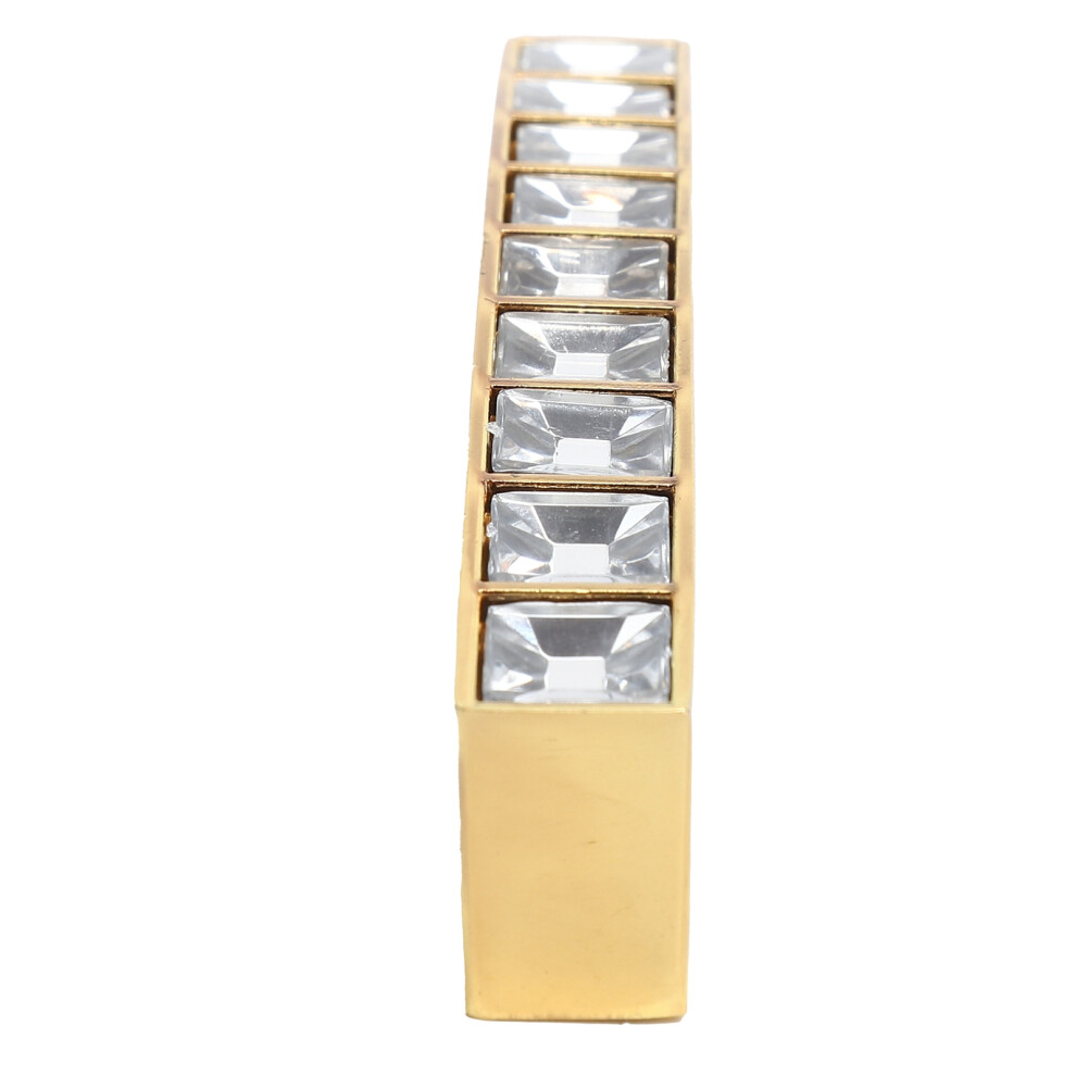 Modern Crystal Drawer Handle Double Hole 96Mm Cupboard Door Pull For Closet 9381378506648