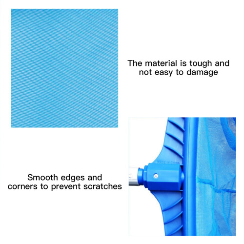 Durable PP Plastic Pool Cleaning Kit with Deep Leaf Net and Brush Set 2