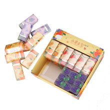 Fragrant Cartoon Fruit Erasers 36pcs - Ideal for Students & Office Use