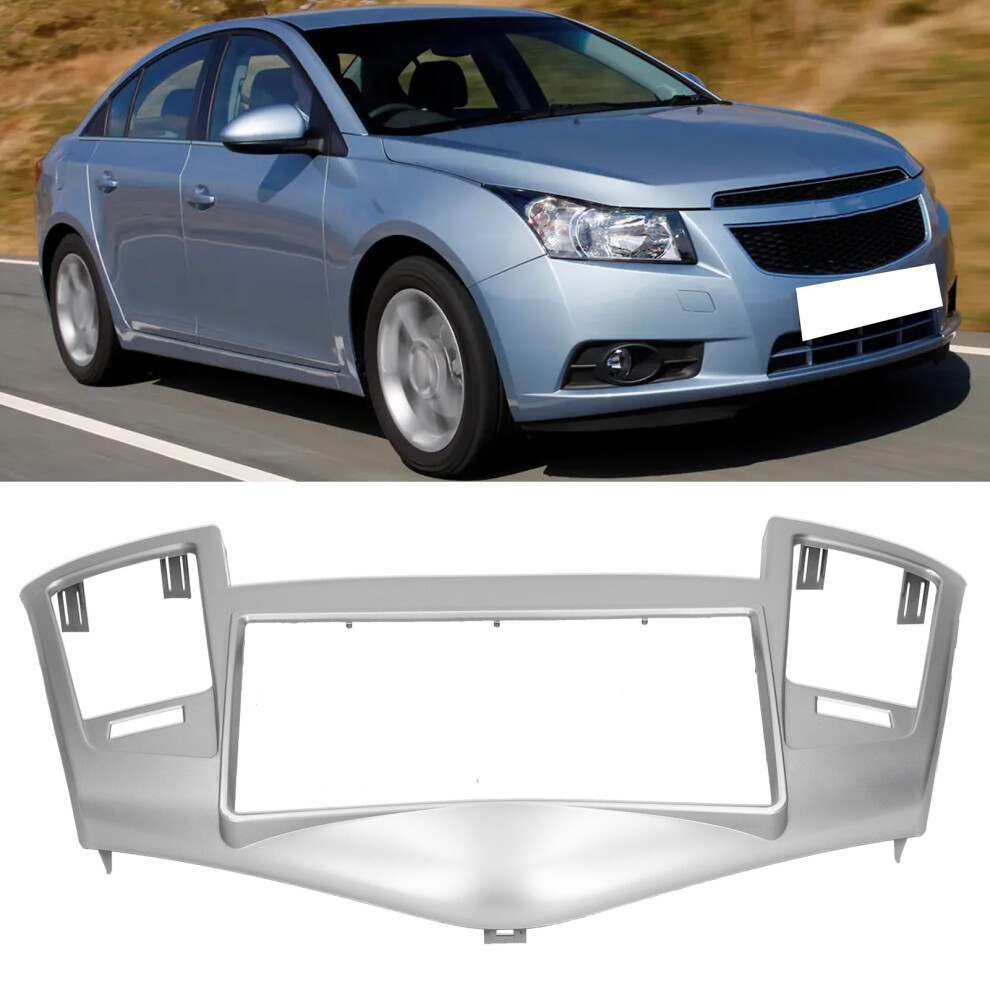 Chevrolet Cruze 2009-2011 2Din Navigation Fascia Frame Silver 4391378508059
