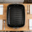 Professional Turkey Roaster Pan With V-Shape Rack 17Inch Carbon 2