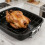 Professional Turkey Roaster Pan With V-Shape Rack 17Inch Carbon 6
