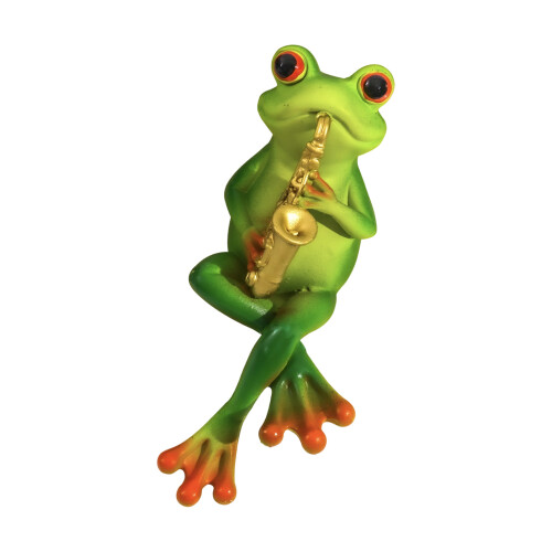 Garden Statues Table Centrepieces Instrument-Saxophone Frog A